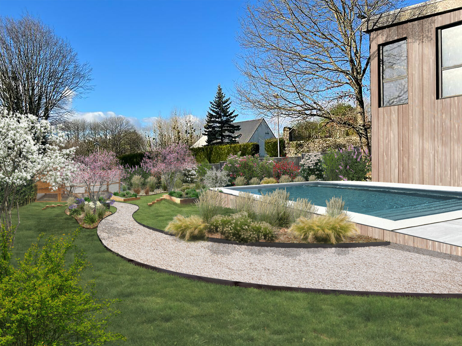 Comment aménager une allée de jardin ? - Dessine mon Jardin